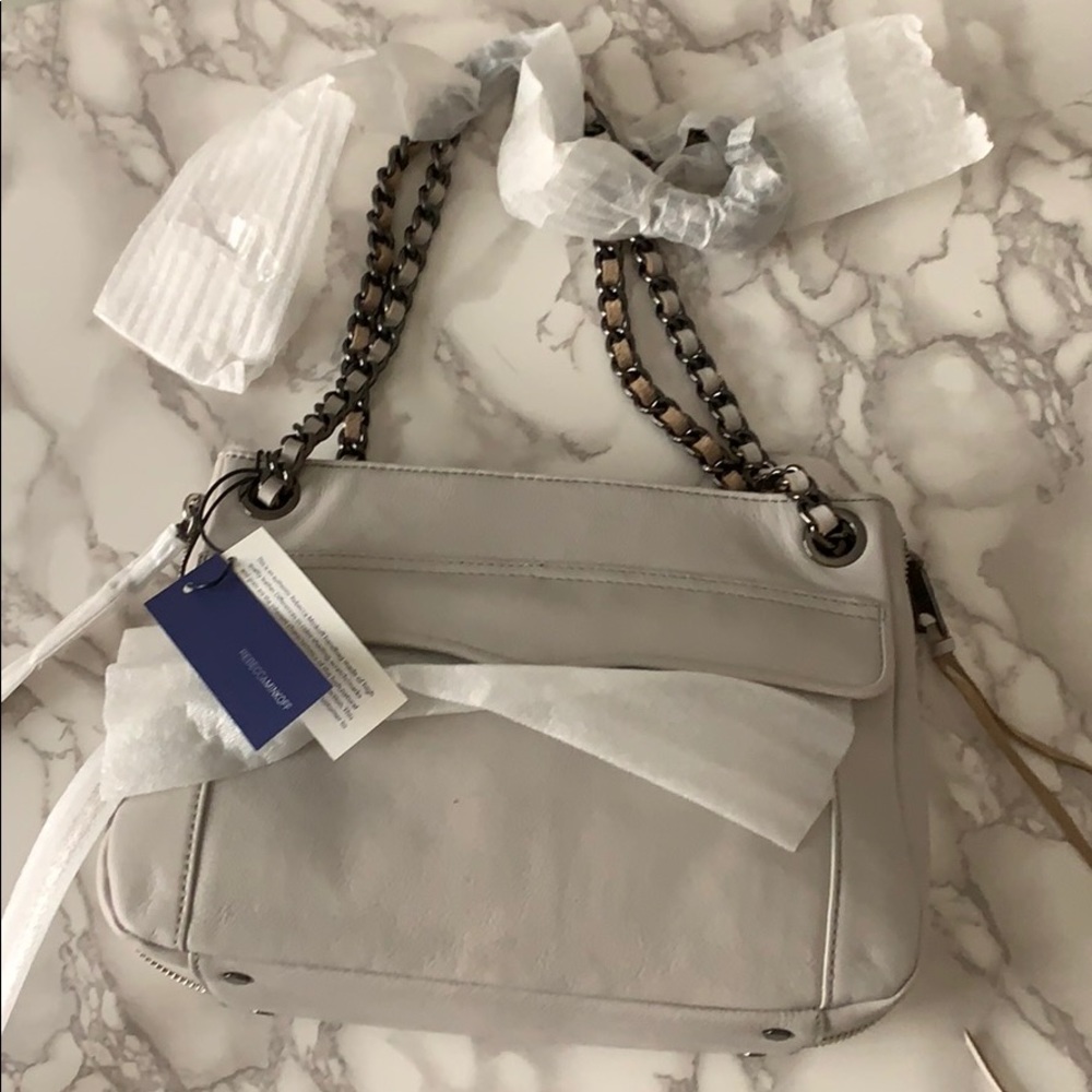 Rebecca Minkoff Swing Double Chain Leather Bag